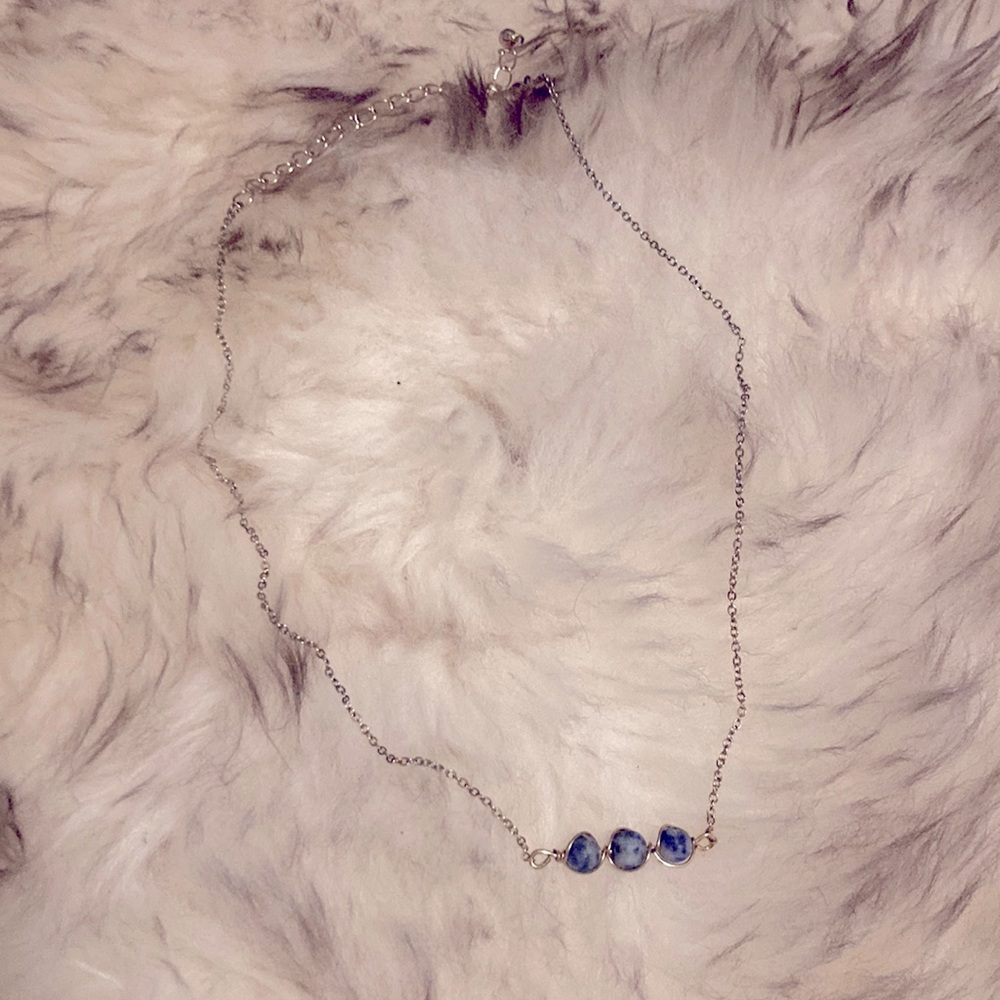 Gold/Navy Necklace